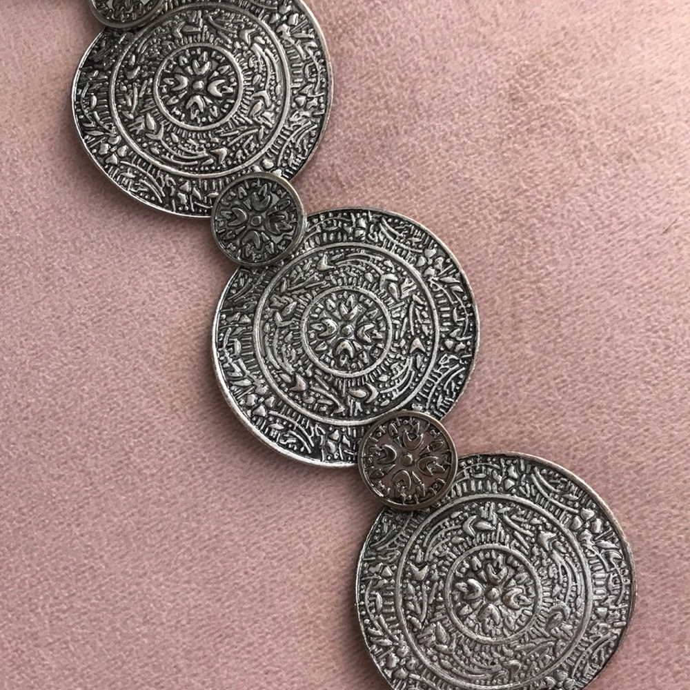 Silver Plated Metal Bracelet